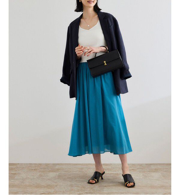 ROPE「尾州リネンダブルブレストジャケット」|テーラードジャケット|