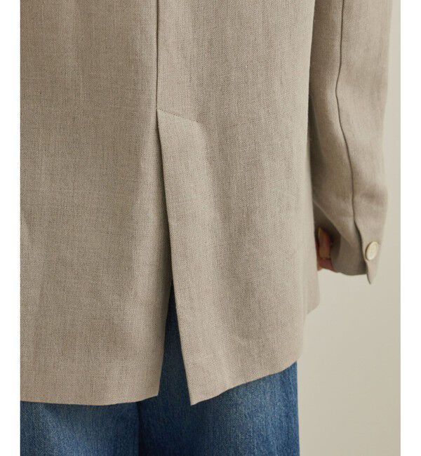 ROPE「尾州リネンダブルブレストジャケット」|テーラードジャケット|