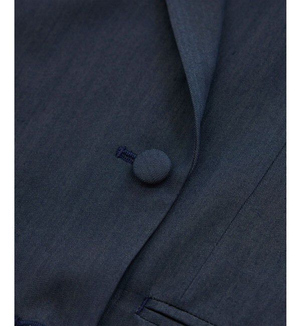 ROPE「バックサテンダブルブレストジャケット」|テーラードジャケット|