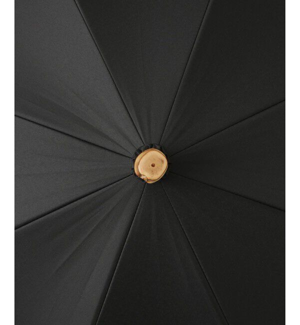 ROPE「[晴雨兼用]バンブーハンドルバイカラーパラソル(長傘・日傘)/UV100%カット/完全遮光生地」|傘|