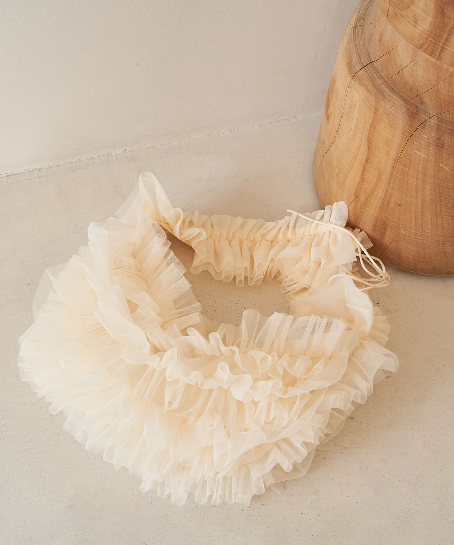 VIS「【ご好評につき追加生産】チュールフリルショルダーバッグ【3WAY】」|ショルダー・メッセンジャー|