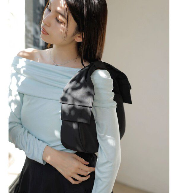 VIS「ビッグリボンハンドルバッグ」|ハンドバッグ|