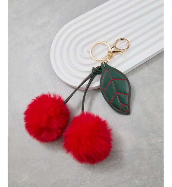 VIS「チェリーファーチャーム」|チャーム・キーホルダー|レッド(60)