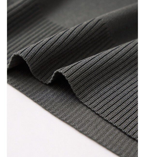 VIS「ダブルカラー半袖ポロニットトップス/イージーケア・WEB限定カラー」|ポロシャツ|