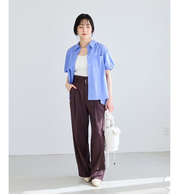 VIS「後ろタックフレアシャツ」|シャツ・ブラウス|