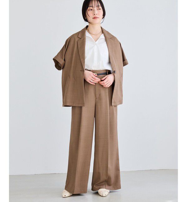 VIS「後ろタックフレアシャツ」|シャツ・ブラウス|