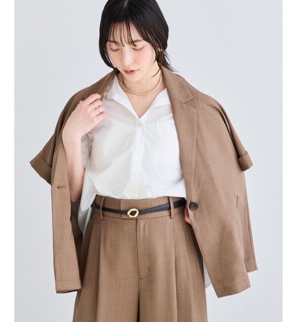 VIS「後ろタックフレアシャツ」|シャツ・ブラウス|