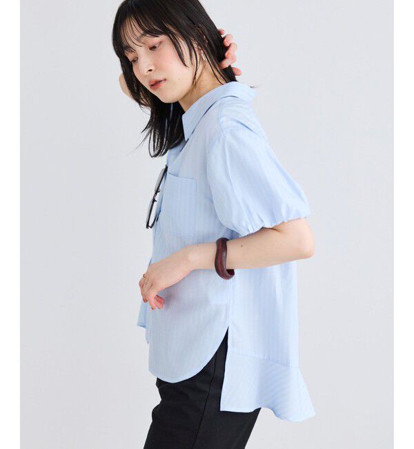 VIS「後ろタックフレアシャツ」|シャツ・ブラウス|