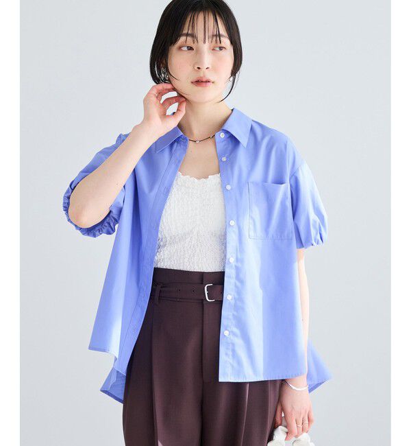 VIS「後ろタックフレアシャツ」|シャツ・ブラウス|