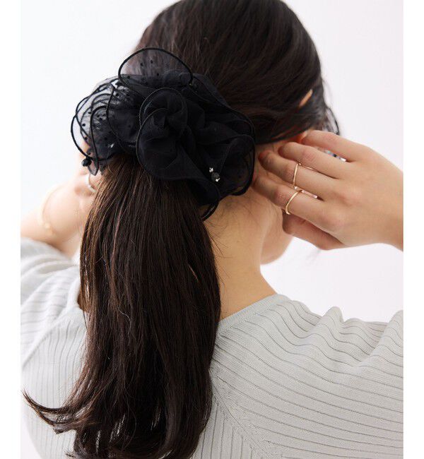 VIS「シアードットボリュームシュシュ」|ヘアゴム・シュシュ|