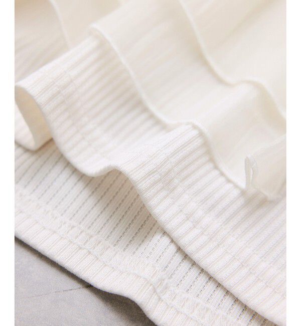 VIS「チェック＆無地ビスチェドッキング半袖プルオーバー/イージーケア」|Tシャツ・カットソー|