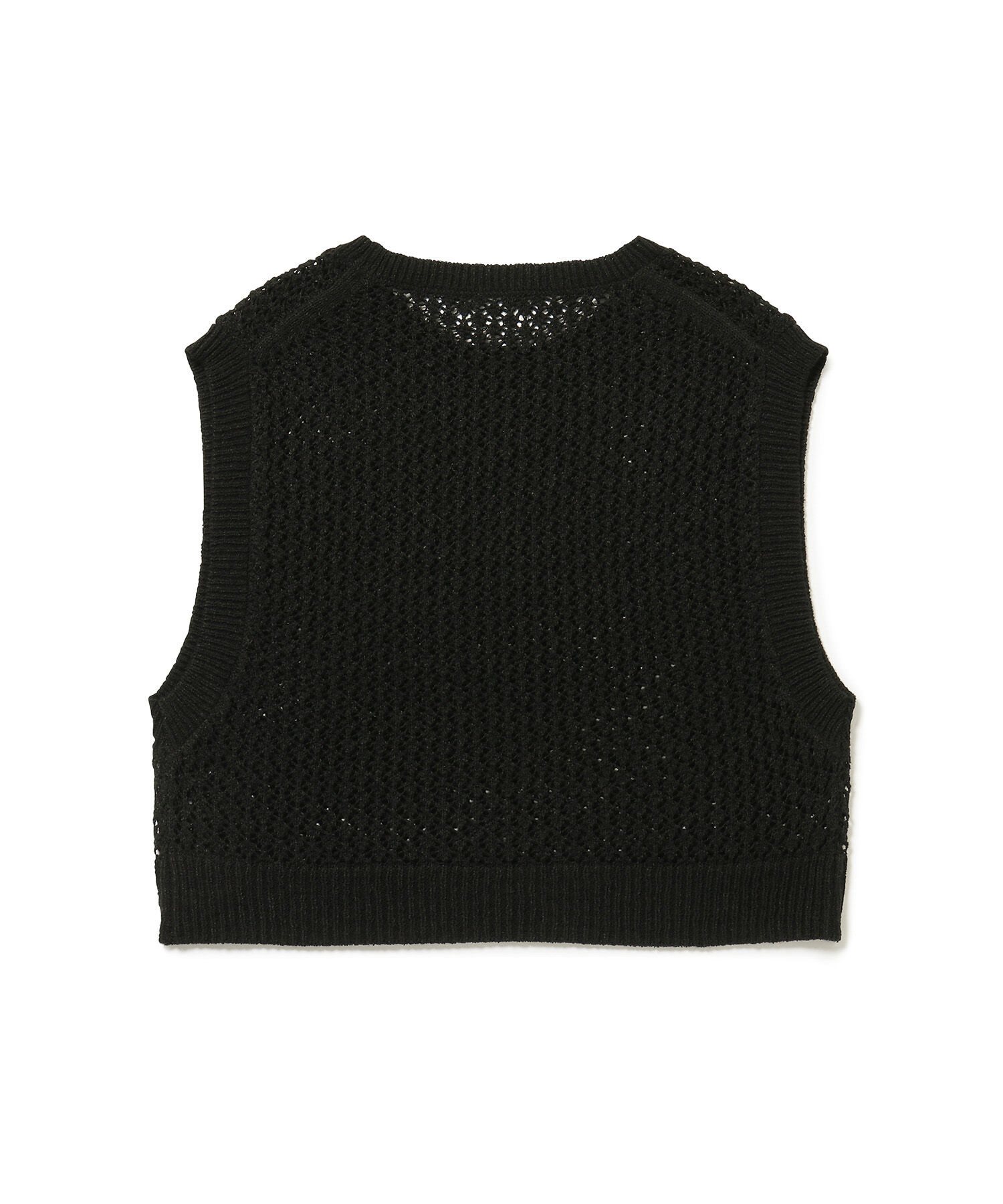 ROPE PICNIC PASSAGE「【ご好評につき追加生産・新色追加】透かし編みレイヤードベスト」|ベスト・ジレ|