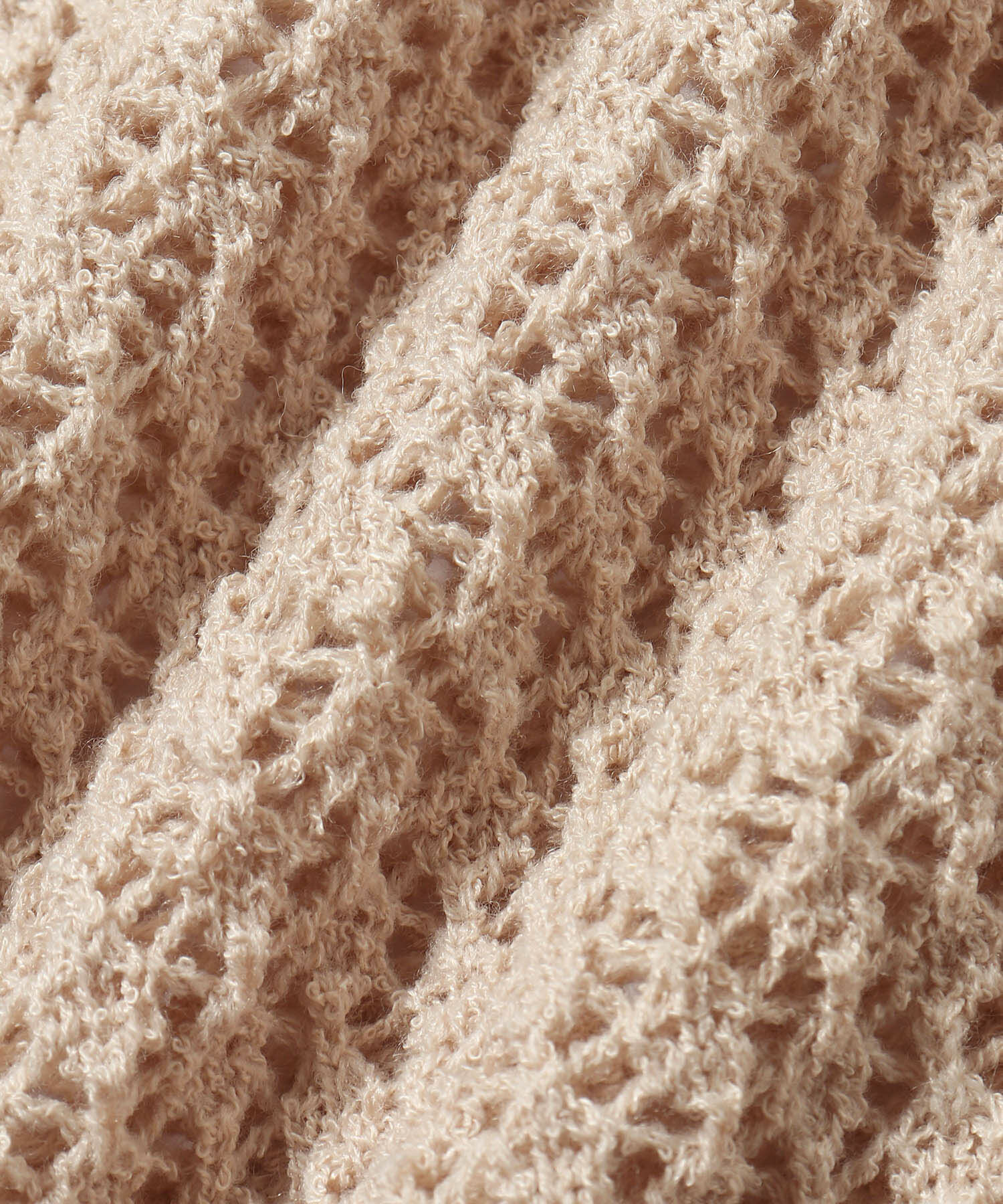 ROPE PICNIC PASSAGE「【ご好評につき追加生産・新色追加】透かし編みレイヤードベスト」|ベスト・ジレ|