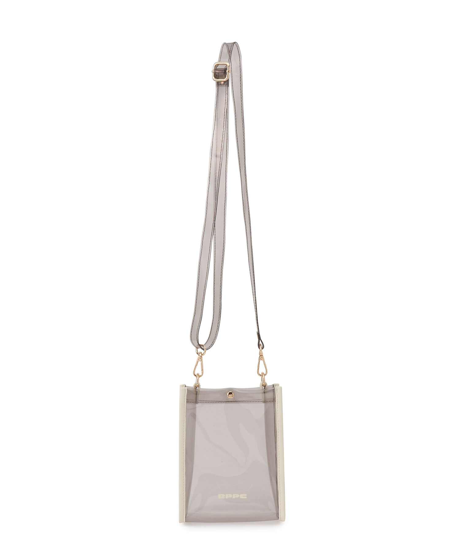 ROPE PICNIC PASSAGE「クリアカラーショルダーバッグ」|ショルダー・メッセンジャー|ライトグレー(08)