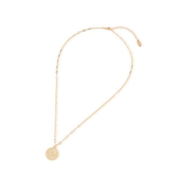 ROPE PICNIC PASSAGE「メタルコイントップショートネックレス」|ネックレス|