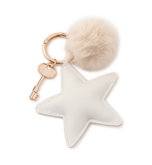 ROPE PICNIC PASSAGE「フェイクファー付きバッグチャーム」|チャーム・キーホルダー|