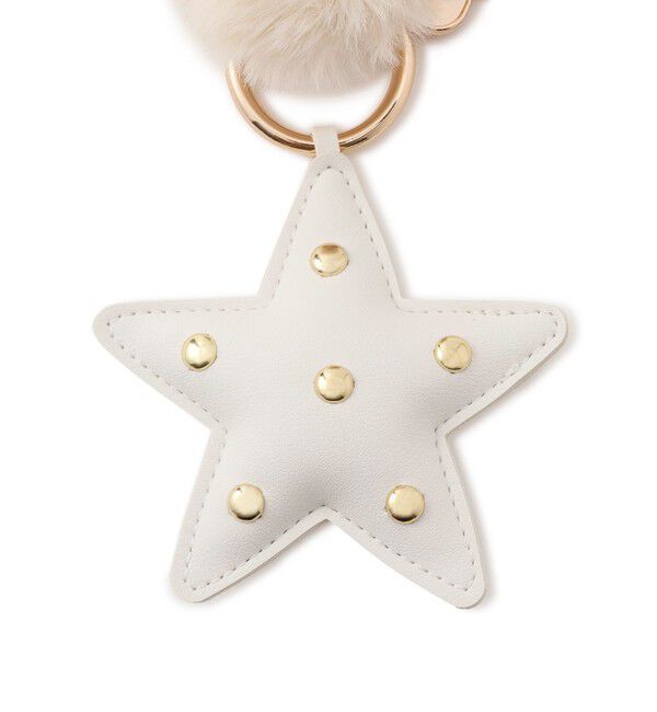 ROPE PICNIC PASSAGE「フェイクファー付きバッグチャーム」|チャーム・キーホルダー|