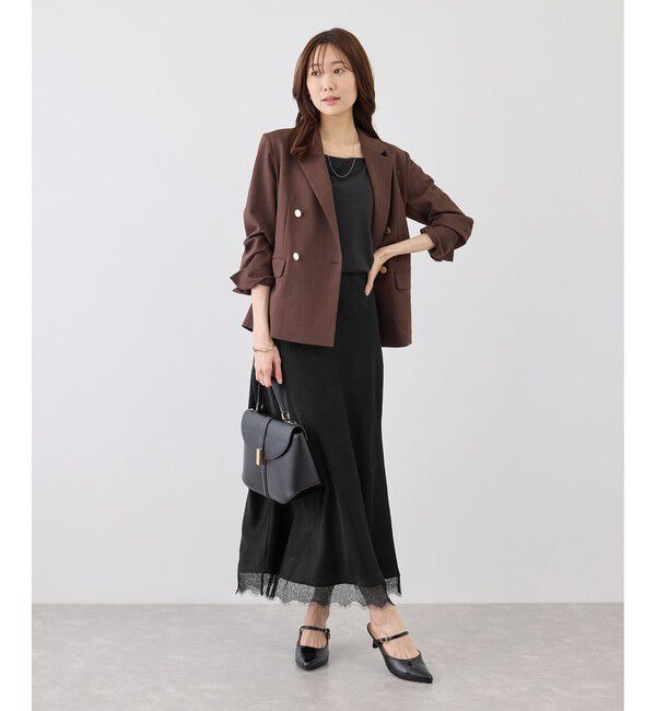 Rope&rsquo;Picnic「裾レースロングスカート」|スカート|