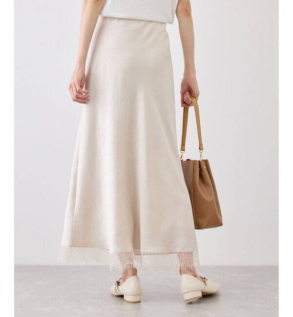 Rope&rsquo;Picnic「裾レースロングスカート」|スカート|