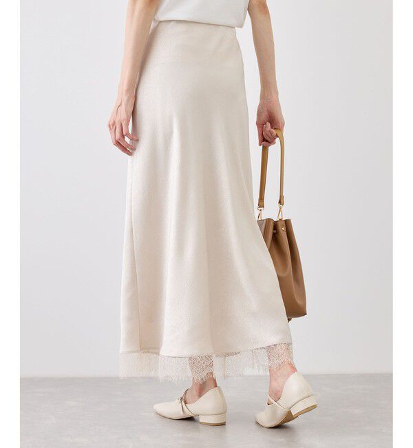 Rope&rsquo;Picnic「裾レースロングスカート」|スカート|
