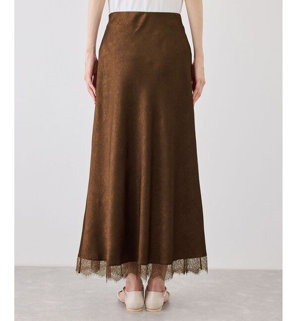 Rope&rsquo;Picnic「裾レースロングスカート」|スカート|