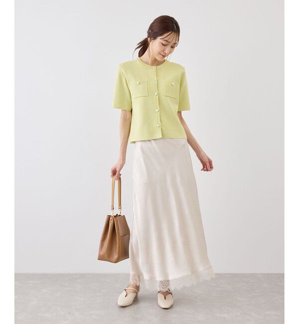 Rope&rsquo;Picnic「裾レースロングスカート」|スカート|