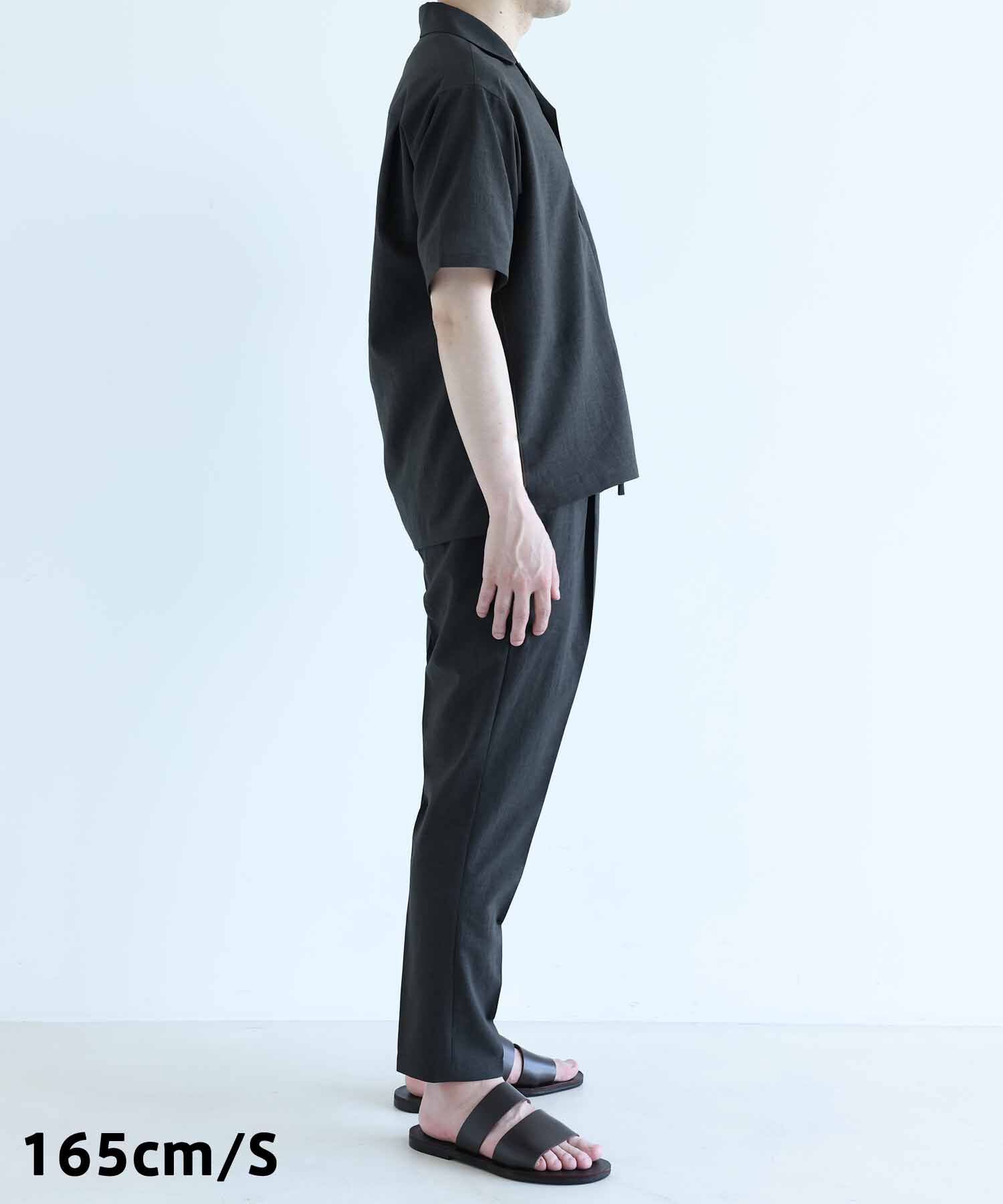 ADAM ET ROPE'「オープンカラーシャツ＆イージーパンツ セットアップ/イージーケア/吸水速乾」|スーツ|