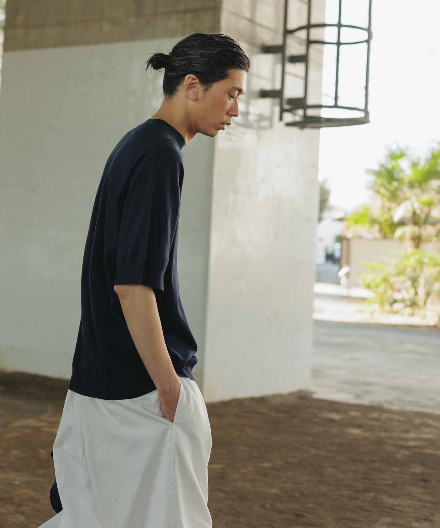 ADAM ET ROPE'「【2点セット】セーターマシーン カーディガン＆半袖T/アンサンブル」|カーディガン|