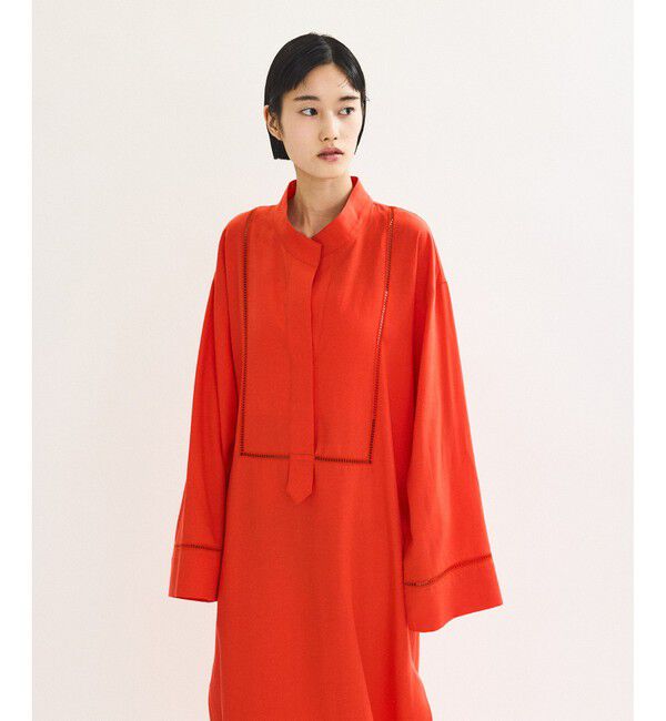 ADAM ET ROPE'「リネンマキシワンピース」|ワンピース|