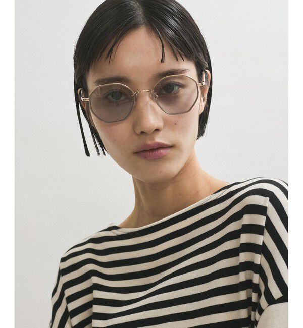 ADAM ET ROPE'「オクタゴンメタルフレームUVカットグラス」|サングラス|