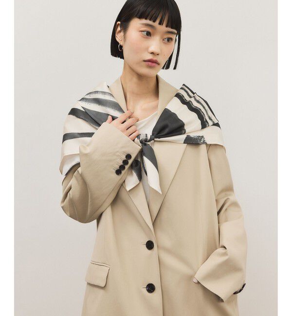 ADAM ET ROPE'「シルキーリラックスジャケット」|テーラードジャケット|