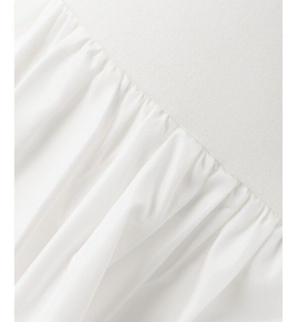 ADAM ET ROPE'「ダンボールタフタペプラムカットソーカーディガン」|カーディガン|