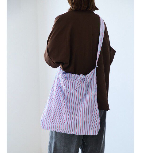 ADAM ET ROPE'「【WEB限定】・【定番】ギャザー2WAYショルダーバッグ」|ショルダー・メッセンジャー|サックス(48)