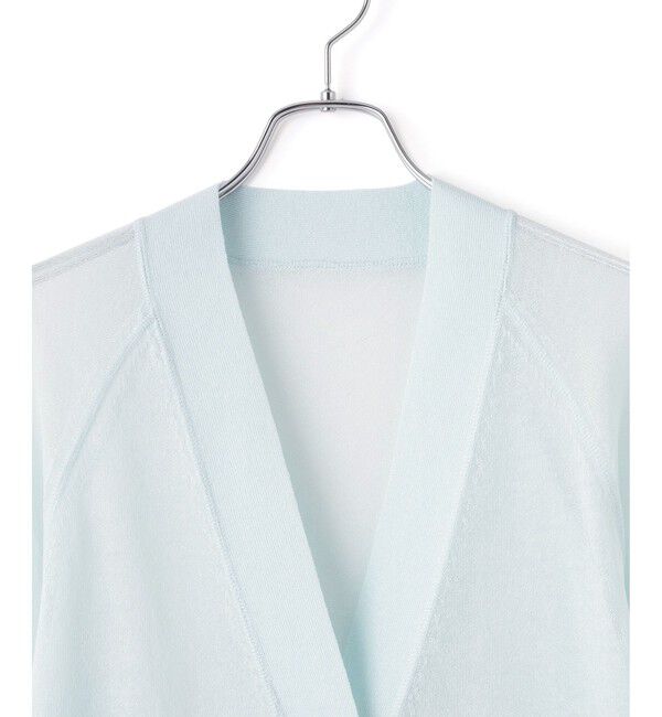 ADAM ET ROPE'「【WEB限定】・【サステナブル】リネンMIXシアーカーディガン」|カーディガン|