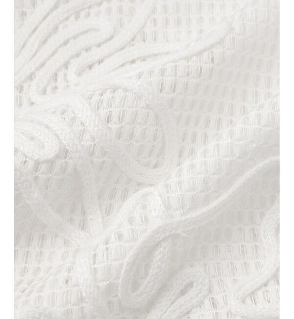 ADAM ET ROPE'「【WEB限定】メッシュエンブロイダリーカーディガン」|カーディガン|