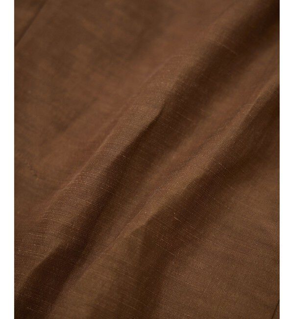 ADAM ET ROPE'「キュプラリネンMIXハーフスリーブジャケット」|テーラードジャケット|