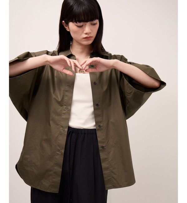 ADAM ET ROPE'「コットンドルマンシャツ」|シャツ・ブラウス|