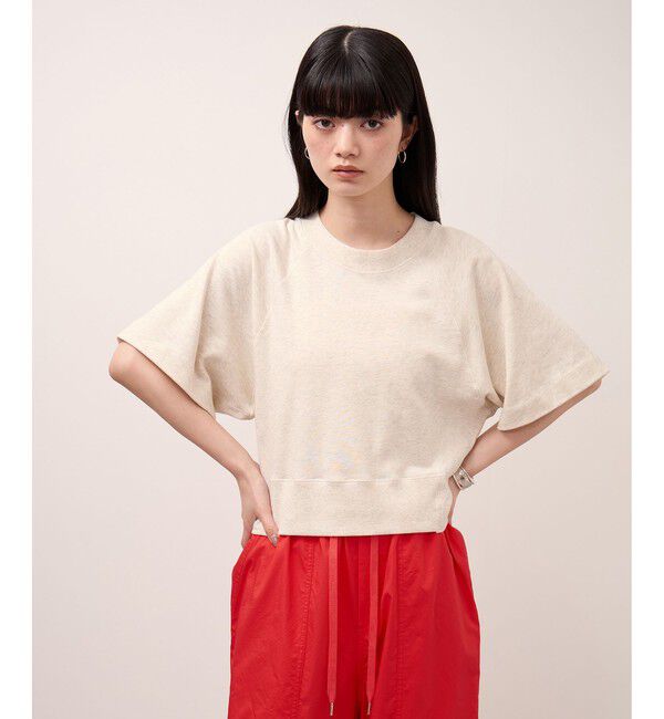 ADAM ET ROPE'「ハーフスリーブロゴスウェット」|スウェット・ジャージ|