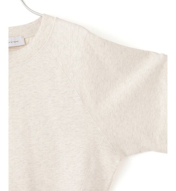 ADAM ET ROPE'「ハーフスリーブロゴスウェット」|スウェット・ジャージ|