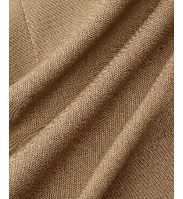 ADAM ET ROPE'「【EMOELLE】スリットネックハーフスリーブジャケット」|ノーカラージャケット|