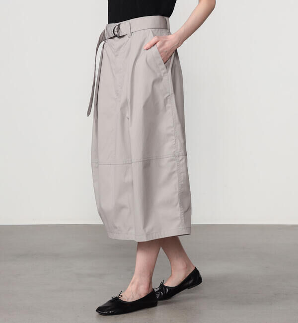  「HAVERSACK | コットンシルク コクーンスカート WOMEN」|スカート|