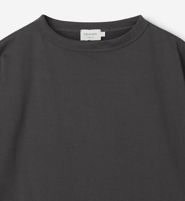 handvaerk「handvaerk | 60/2 キャップスリーブTシャツ SOLID WOMEN」|Tシャツ・カットソー|