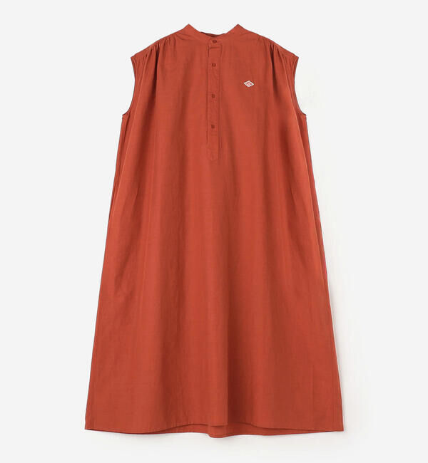 DANTON「DANTON | コットンリネン スリーブレスシャツワンピース WOMEN」|ワンピース|