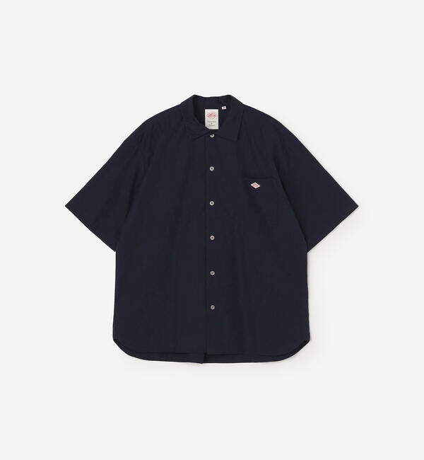 DANTON「DANTON | コットンポプリン 半袖ワークシャツ SOLID MEN」|シャツ・ブラウス|