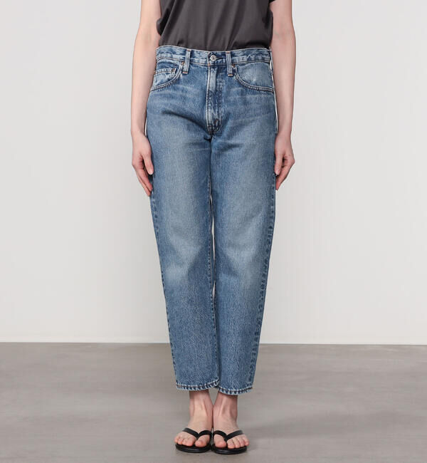  「orSlow | SHORT LENGTH 105 90'S DENIM MID USED WOMEN」|デニム|