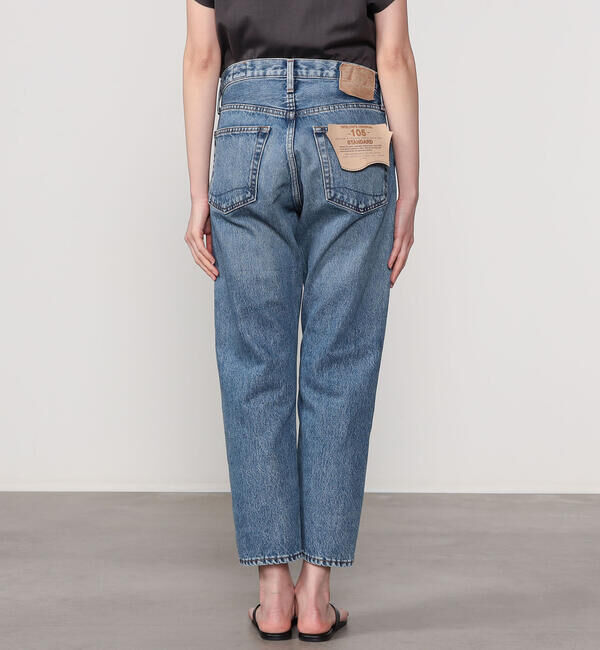  「orSlow | SHORT LENGTH 105 90'S DENIM MID USED WOMEN」|デニム|