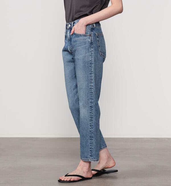  「orSlow | SHORT LENGTH 105 90'S DENIM MID USED WOMEN」|デニム|