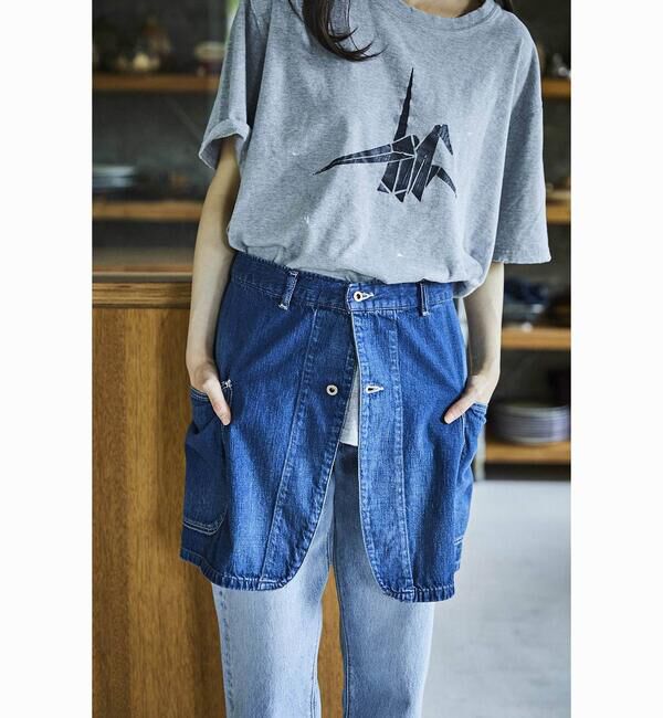  「orSlow | デニム オーバーラップスカート WOMEN」|その他|