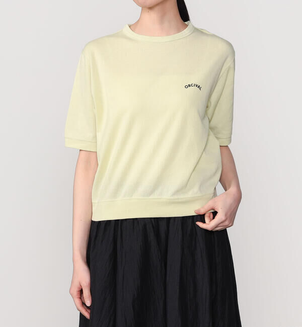 ORCIVAL「ORCIVAL | シースルー クルーネックショートスリーブプルオーバー WOMEN」|Tシャツ・カットソー|