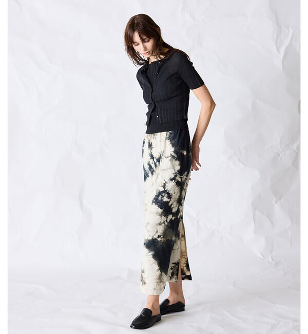  「WALANCE | シルクネップ ロングスカート WOMEN」|スカート|